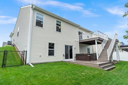 Welcome to your new home with a 2021 hot tub at 1515 138th St E, Rosemount, MN!