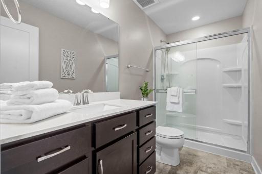 The private Primary bathroom is in like-new condition! 1515 138th St E, Rosemount, MN