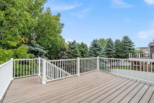 Lovely nature views from your deck! 1515 138th St E, Rosemount, MN