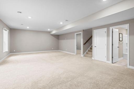 The lower level is huge, clean and ready to move in! 1515 138th St E, Rosemount, MN
