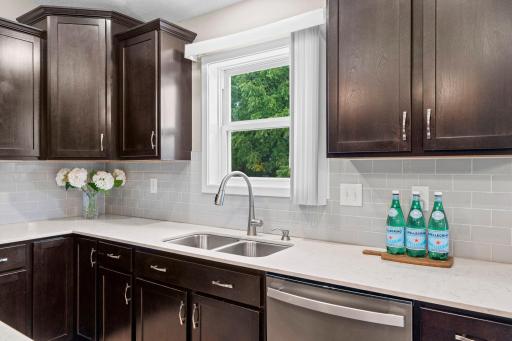 A kitchen window to look out onto your gorgeous backyard. 1515 138th St E, Rosemount, MN