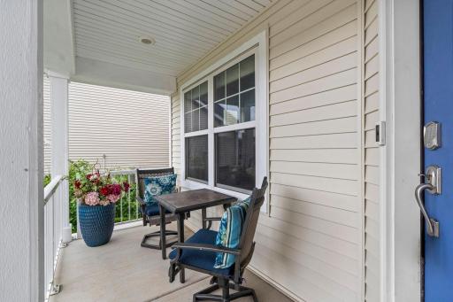 Adorable and relaxing front porch. 1515 138th St E, Rosemount, MN