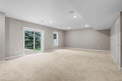 Lots of natural light and nature views in this lower level walkout. 1515 138th St E, Rosemount, MN