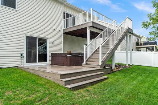 Hot tubs are great in the fall and winter! 1515 138th St E, Rosemount, MN