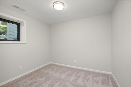 This could be a bedroom or guest space, but might be better used as an office!