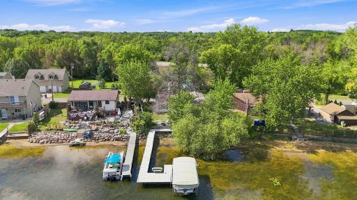 Aerial view of home