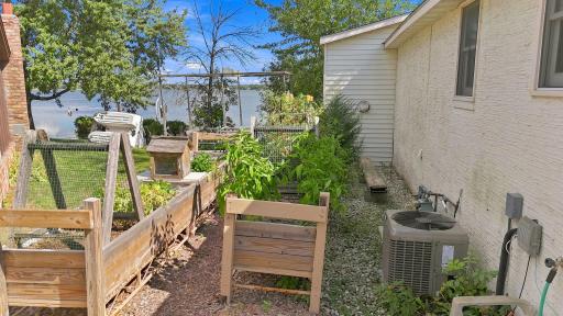 Well established vegetable garden
