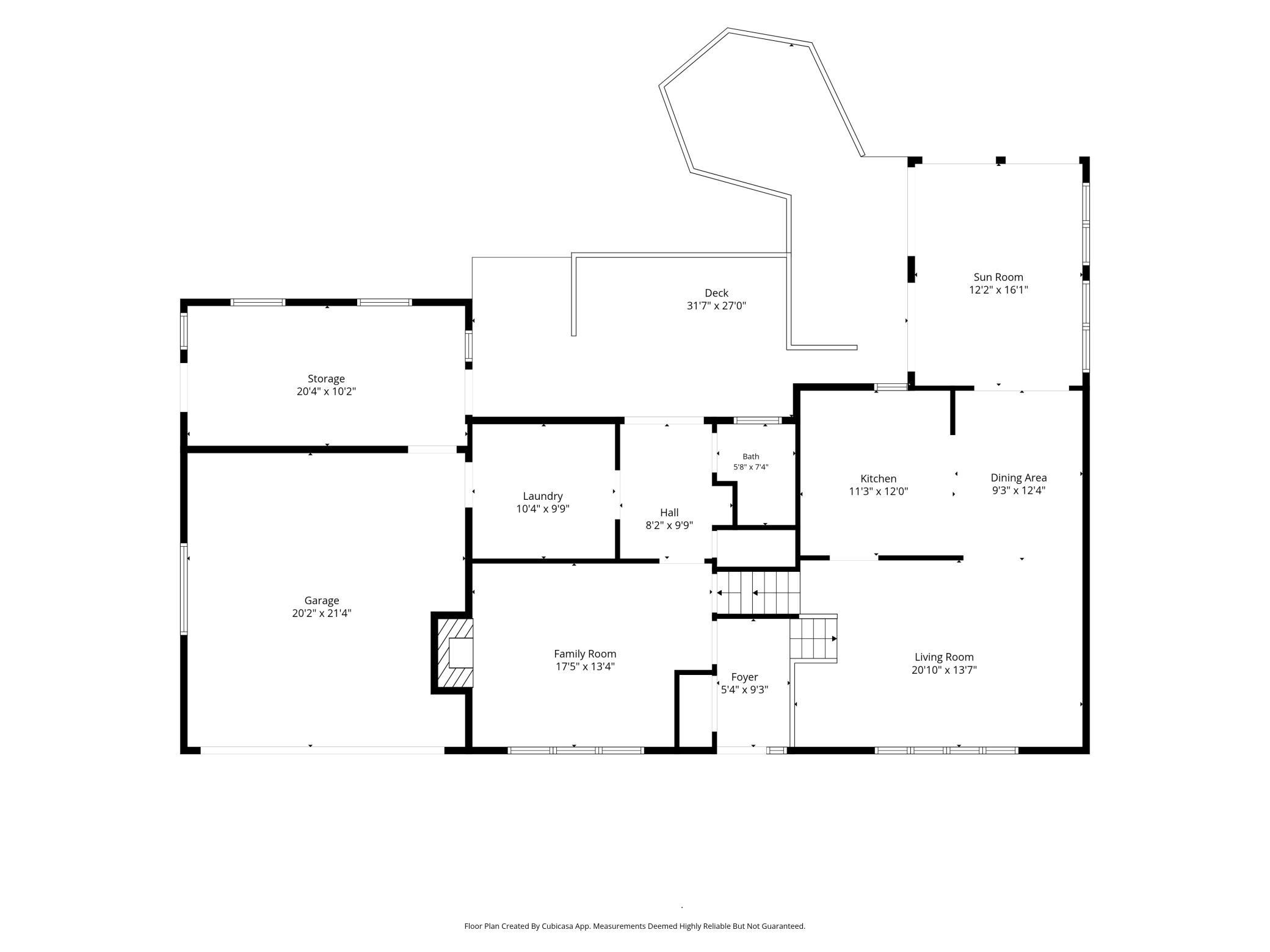 Main level and 2nd level