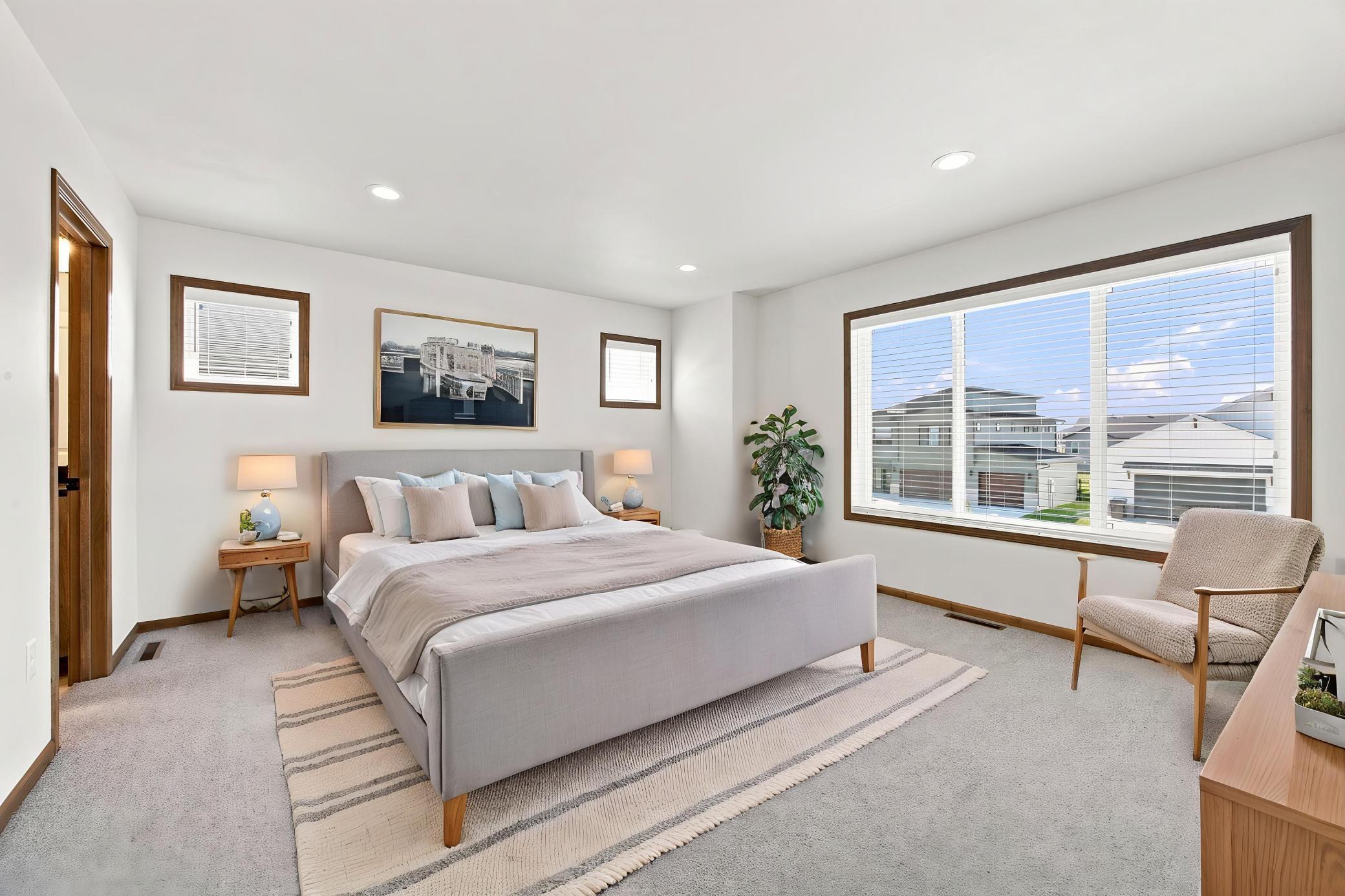 Virtually Staged Owner's Suite