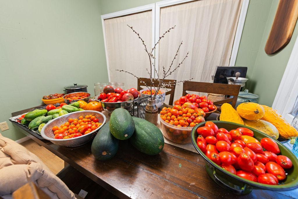 Bounty of the enclosed garden!.jpg