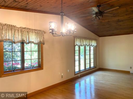 Beautiful Window Views from the Living Room to the Back