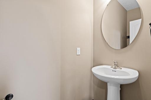 Main level half bath