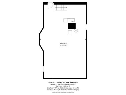 Basement floor plan