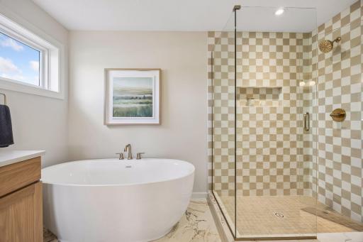 Primary Bath with walk-in shower