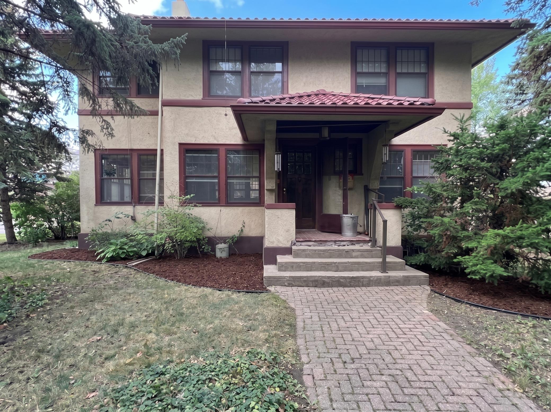 Exterior of Home. Tons of character! - Virtually removed the ramp and removed some weeds.