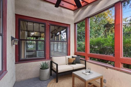 Exterior - Screened Porch - Virtually Staged