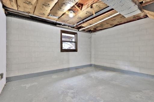 Lower Level Unfinished Flex Room
