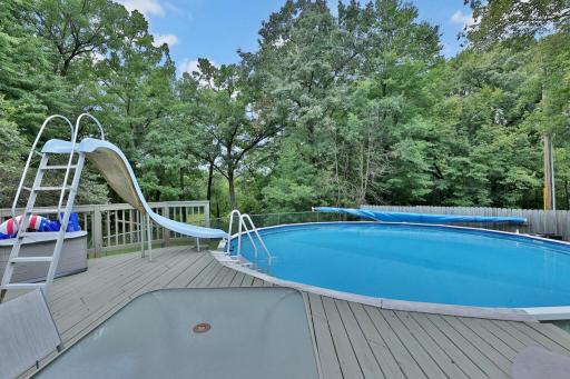 Beautiful Deck Surrounding the Pool