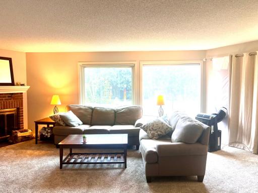 living room view 2- Light filled - the curtain to the right leads to a screened in porch.jpeg