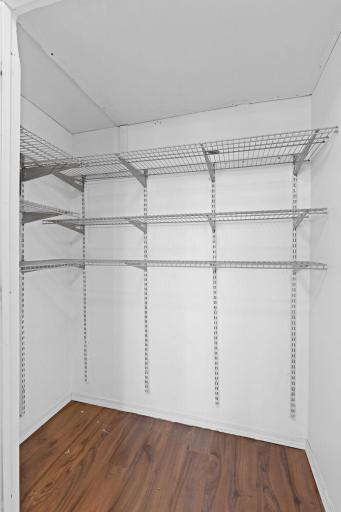 Spacious closet