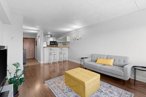 Dining area with options for a dining table