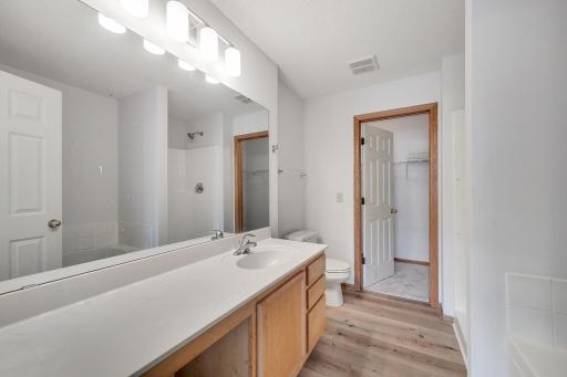 Hello sprawling, private primary bathroom!