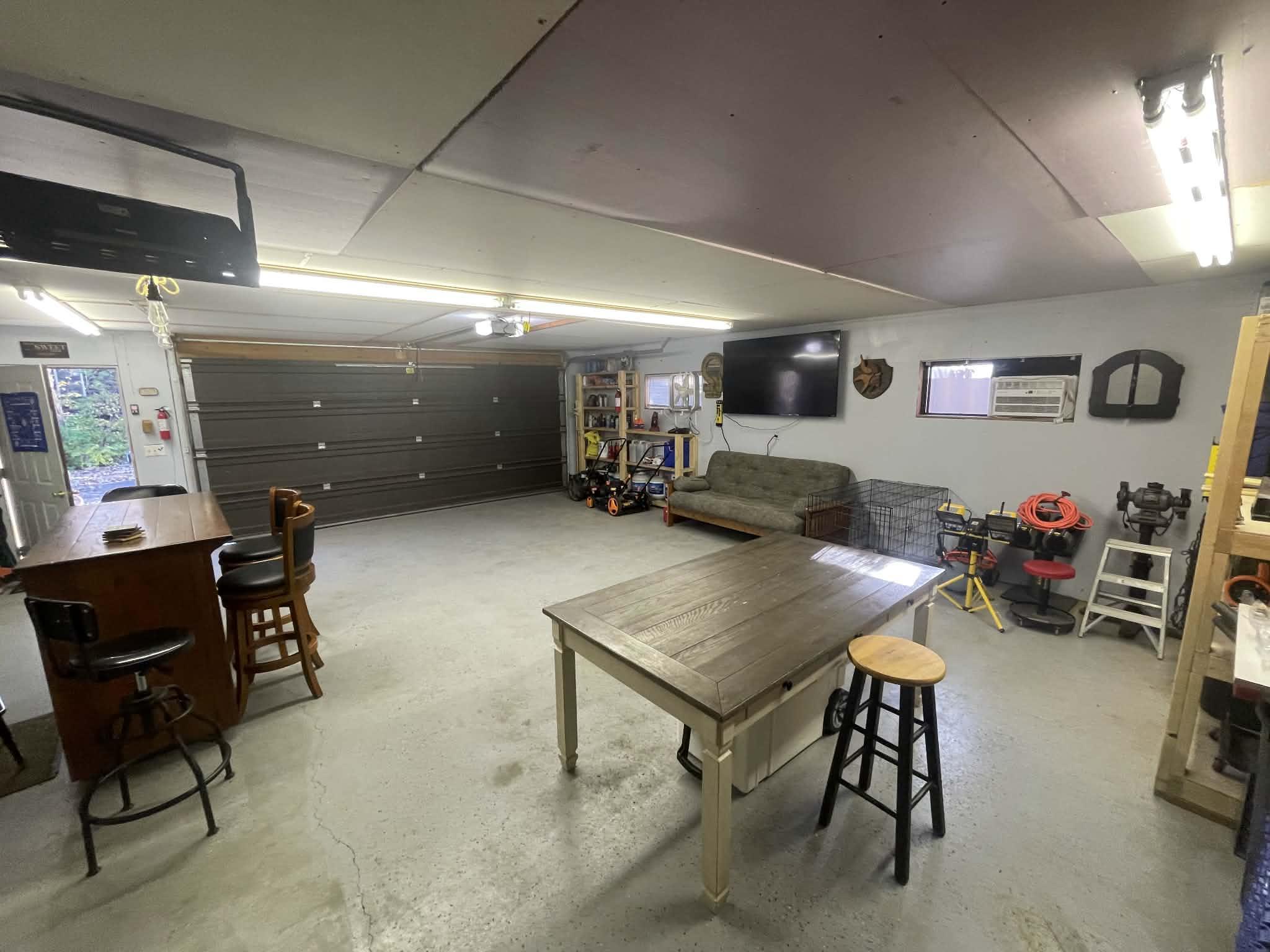 Inside Garage