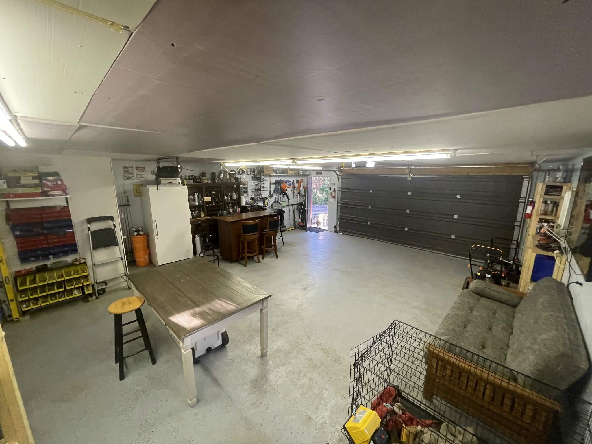 Inside Garage
