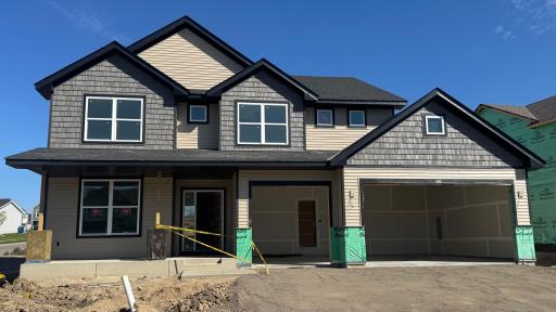 (Photo is of the actual home in progress.)