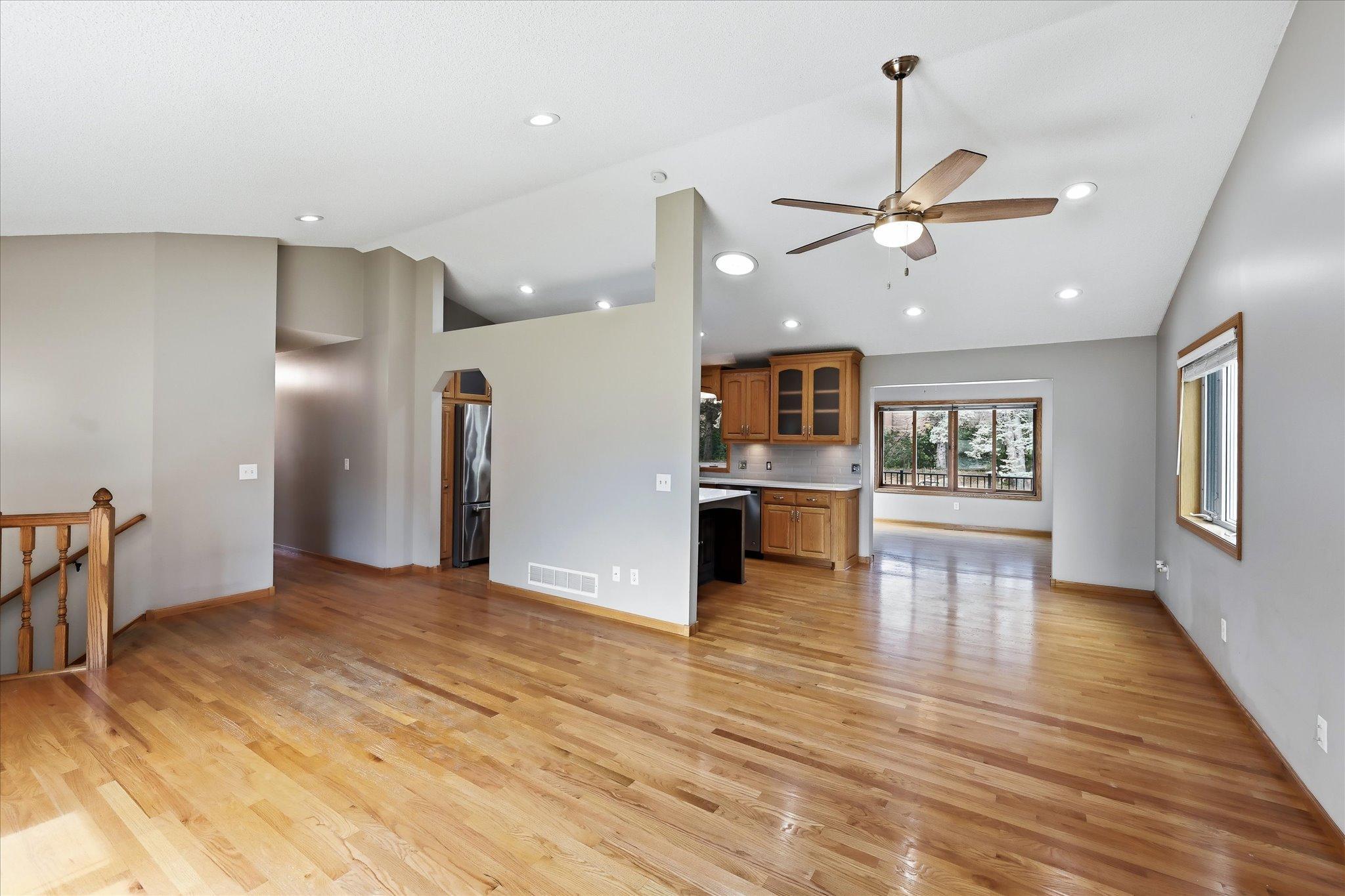 Main floor Living Room is so spacious
