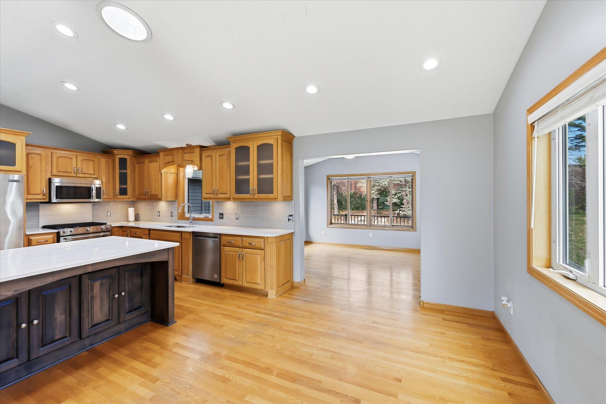 Your Informal Dining Room is open to the Kitchen where everyone gathers
