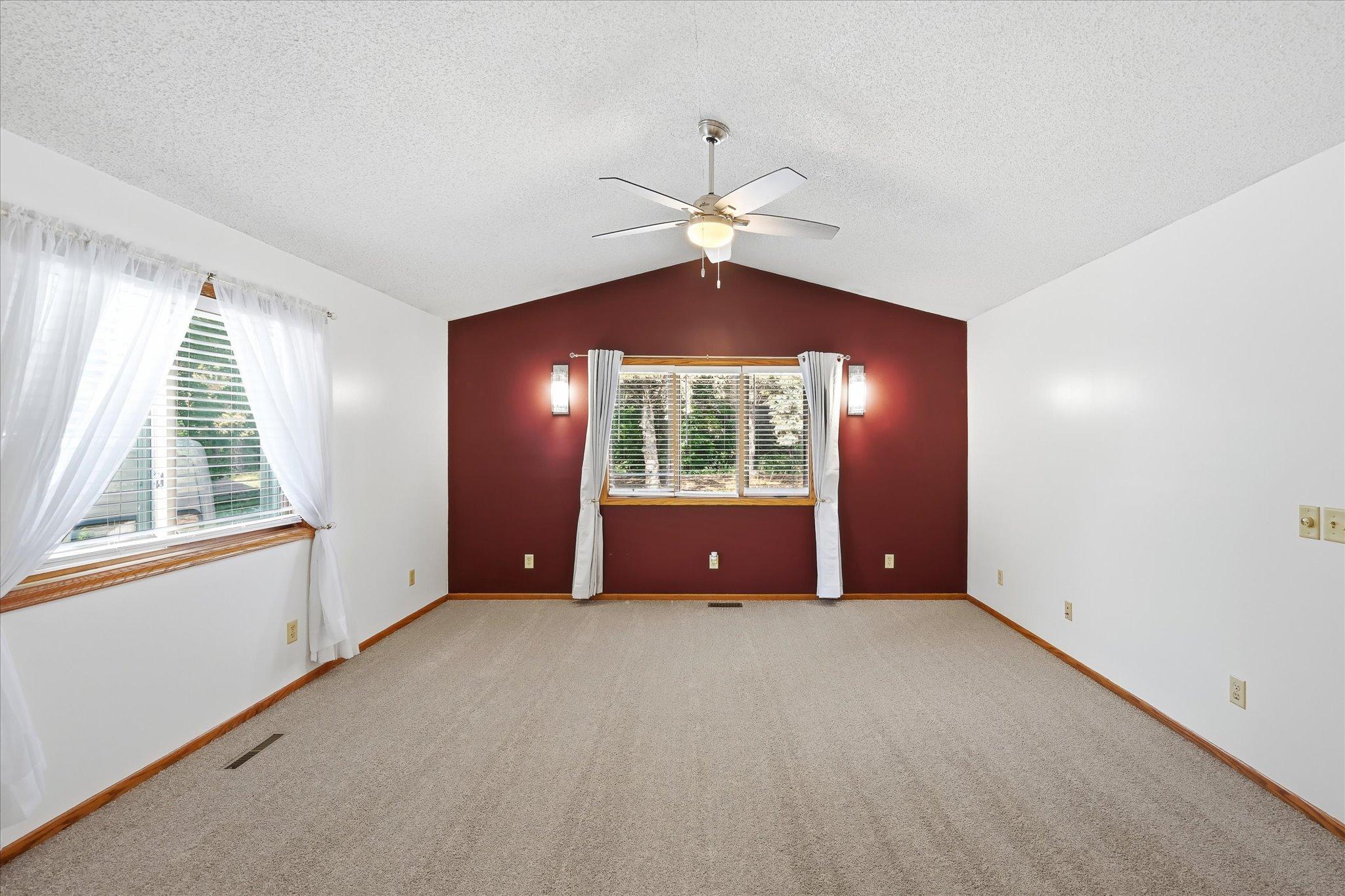 Your Primary Bedroom is expansive