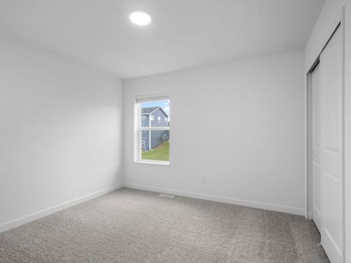 Secondary bedrooms offer a private refuge from the main living areas in the home.