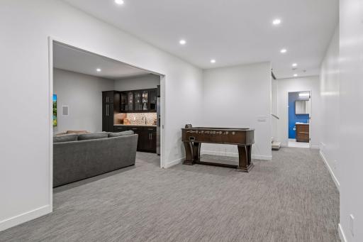 Unheard of 10 foot ceilings in the entire lower level of the home!