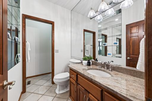 main floor 3/4 bathroom