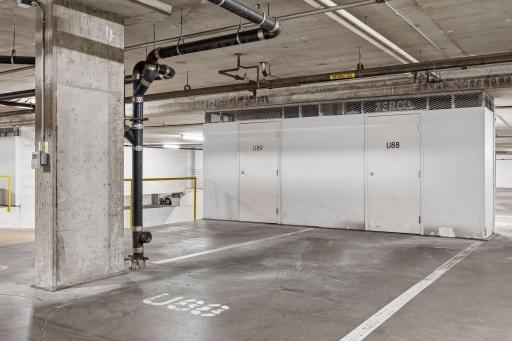 Heated underground parking - unit spot U88