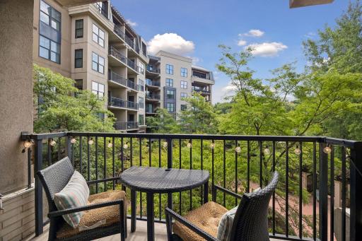 View overlooking courtyard