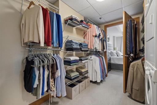Primary bedroom closet