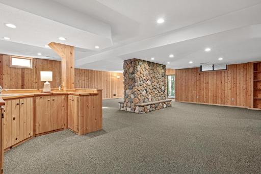 Welcome to the finished lower level- a year-round destination for fun and relaxation!