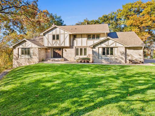 Incredible two-story home with private setting and views of Deep Lake. Four spacious bedrooms on the upper level and multiple places to relax and enjoy throughout the home.