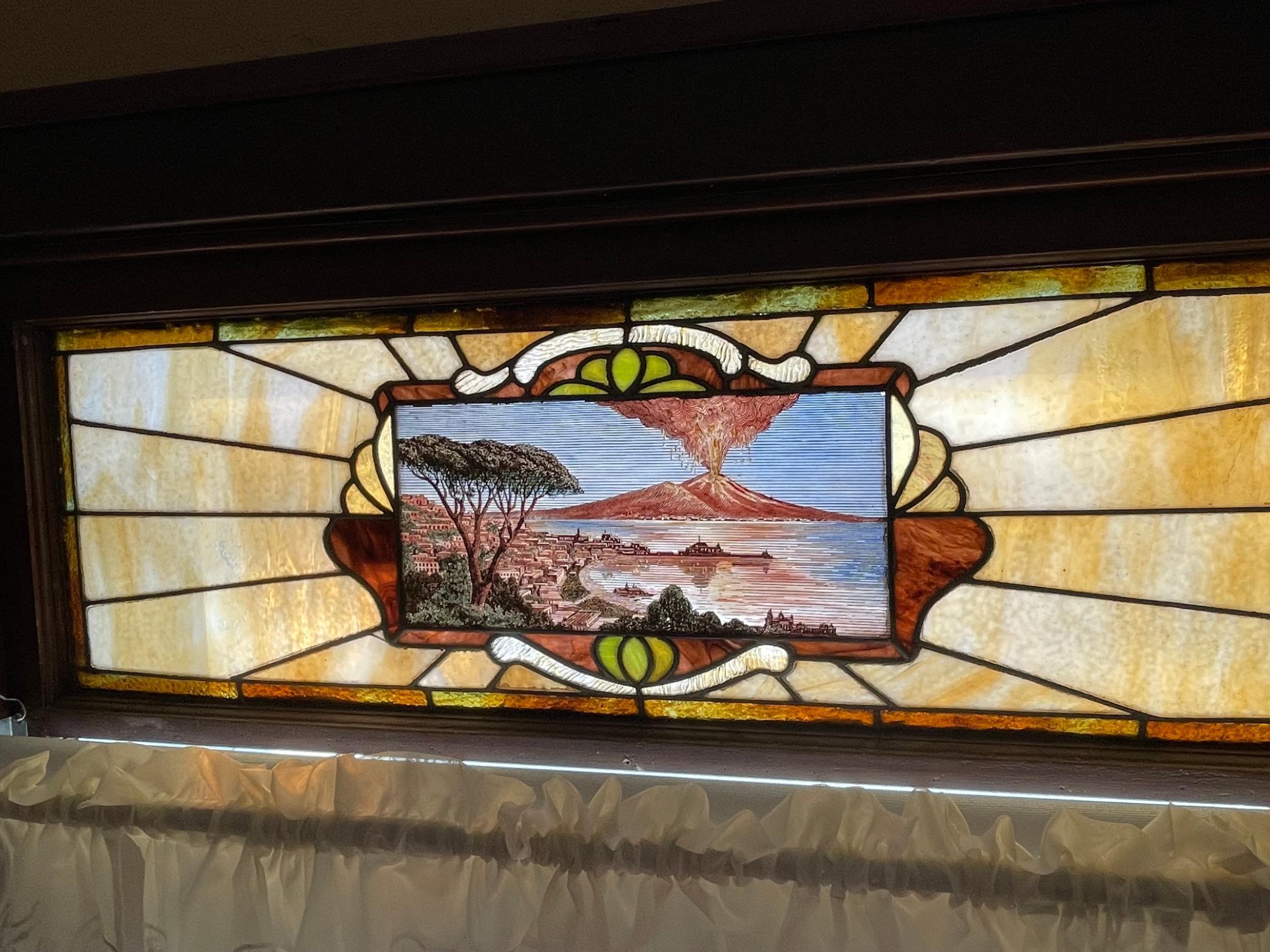 Stained glass window design