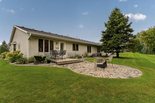 Private setting and professional landscaping.