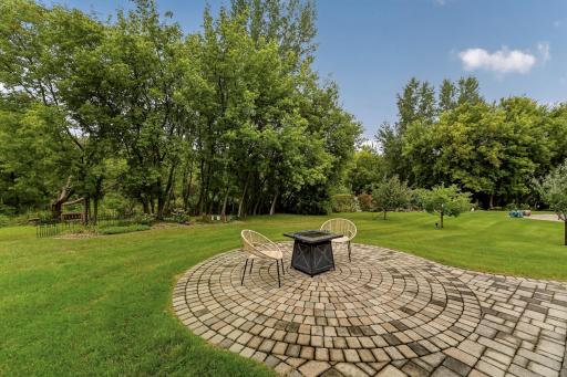 Relax and take in all the sights and sounds and of nature on your beautiful oversized paver patio.