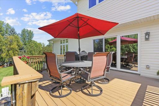 Maintenance Free decking overlooking a dream yard!