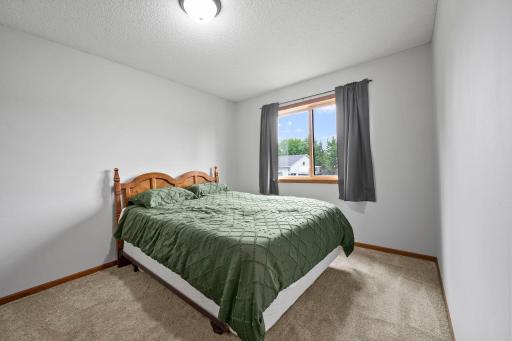 Two spacious bedrooms on one level.