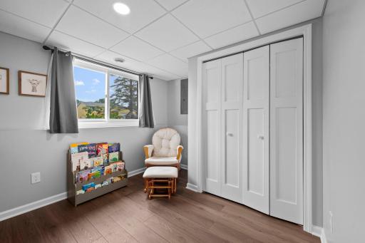 Two bedrooms in the lower level.