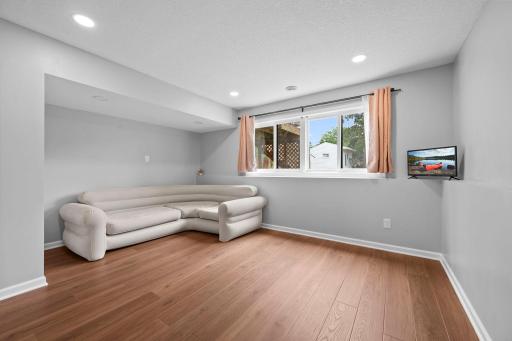 Brand new lower level completed in 2025! LVP flooring and neutral paint.