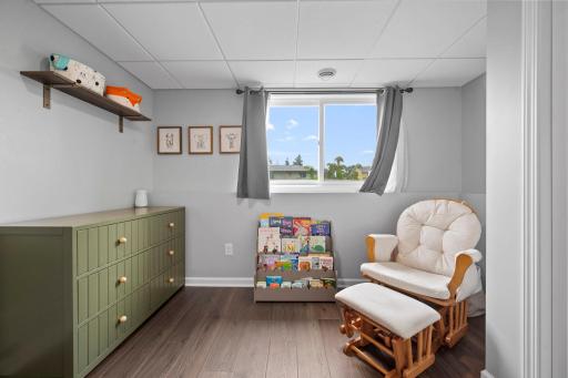 2 bedrooms in the lower level. Basement recently finished in 2025.
