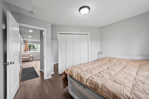 2 bedrooms in the lower level. Basement recently finished in 2025.
