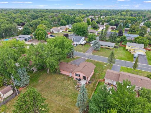 Large backyard offers lots of room to enjoy outdoor activities.